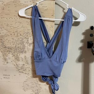 Urban outfitters tie crop top